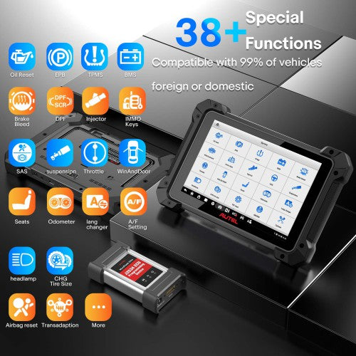 Autel MaxiCOM MK908 PRO II Automotive Diagnostic Tablet Support Scan VIN and Pre&Post Scan