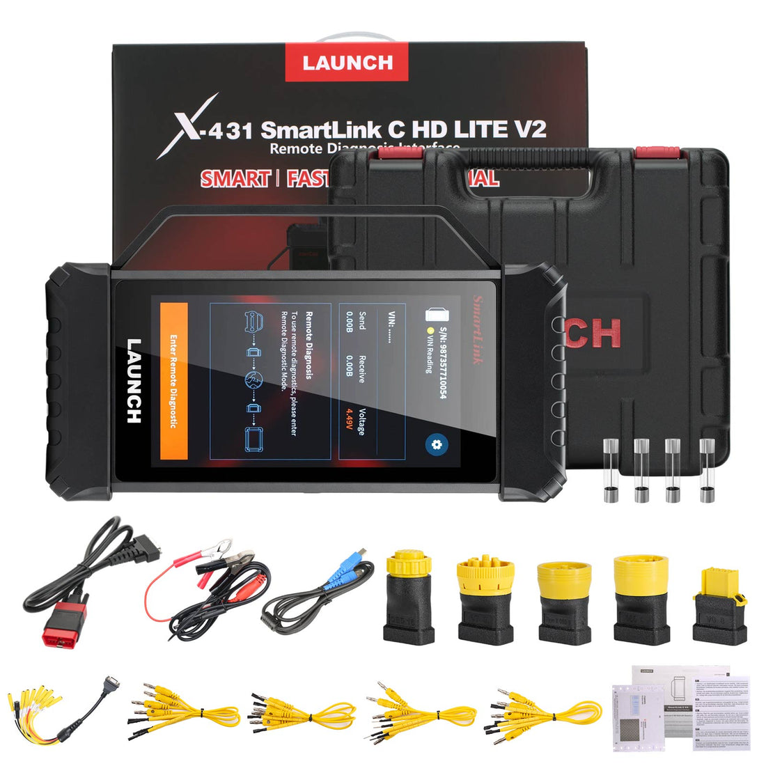 LAUNCH X-431 SmartLink C HD LITE V2 Overseas Online Expansion Package Compatible with X-431 PRO Series (8-inch Tablets）