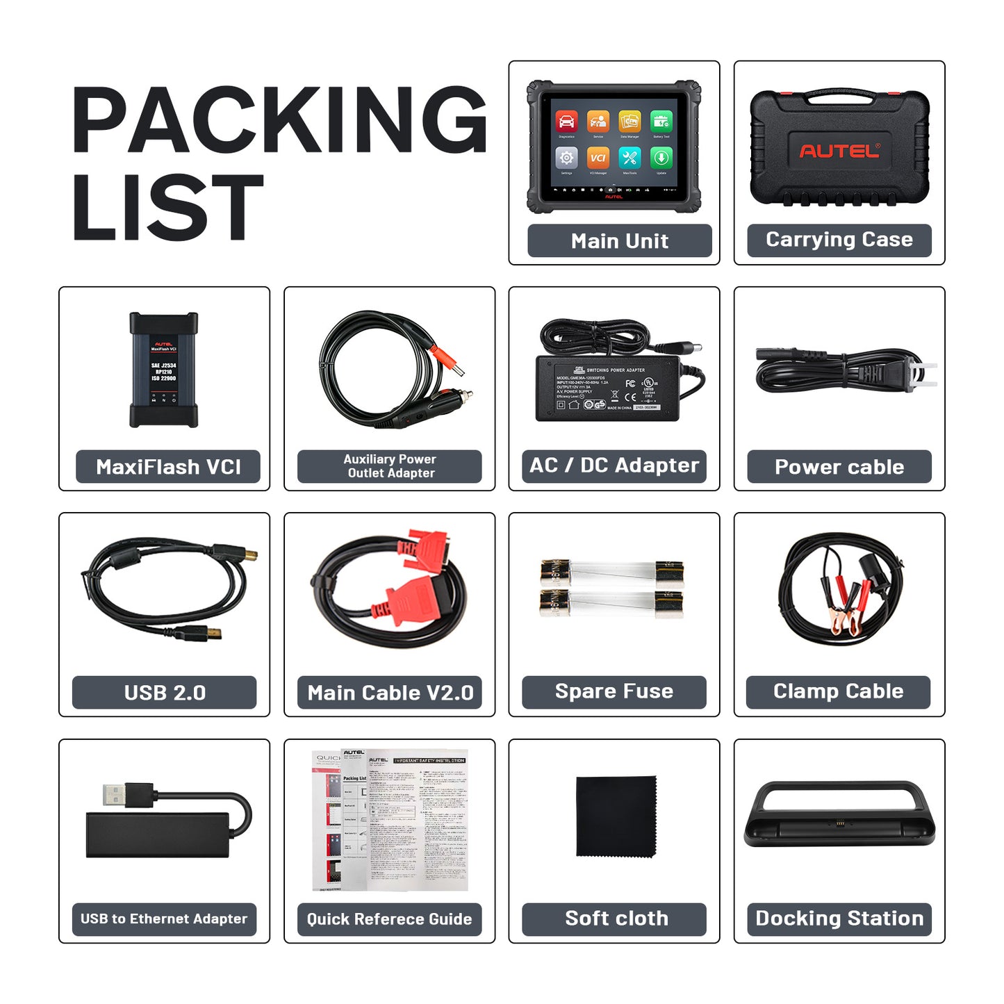 2026 Autel MaxiCOM Ultra Lite S Automotive Diagnostic Tool Support ECU Programming/Coding Topology Mapping and Guided Functions with Multi-language