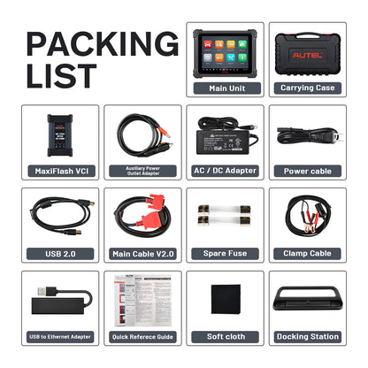 2026 Autel MaxiCOM Ultra Lite S Automotive Diagnostic Tool Support ECU Programming/Coding Topology Mapping and Guided Functions with Multi-language