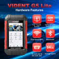 VIDENT G5 Lite Supports 5 Special Functions, Oil Light/Service Reset, EPB, Battery Configuration, Injector Coding, AF, Bluetooth & WIFI