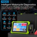 JDIAG M400 Intelligent Motorcycle Diagnostic Scanner 8-inch Large Screen ABS Diagnostic Analog Signal Output Battery Testing