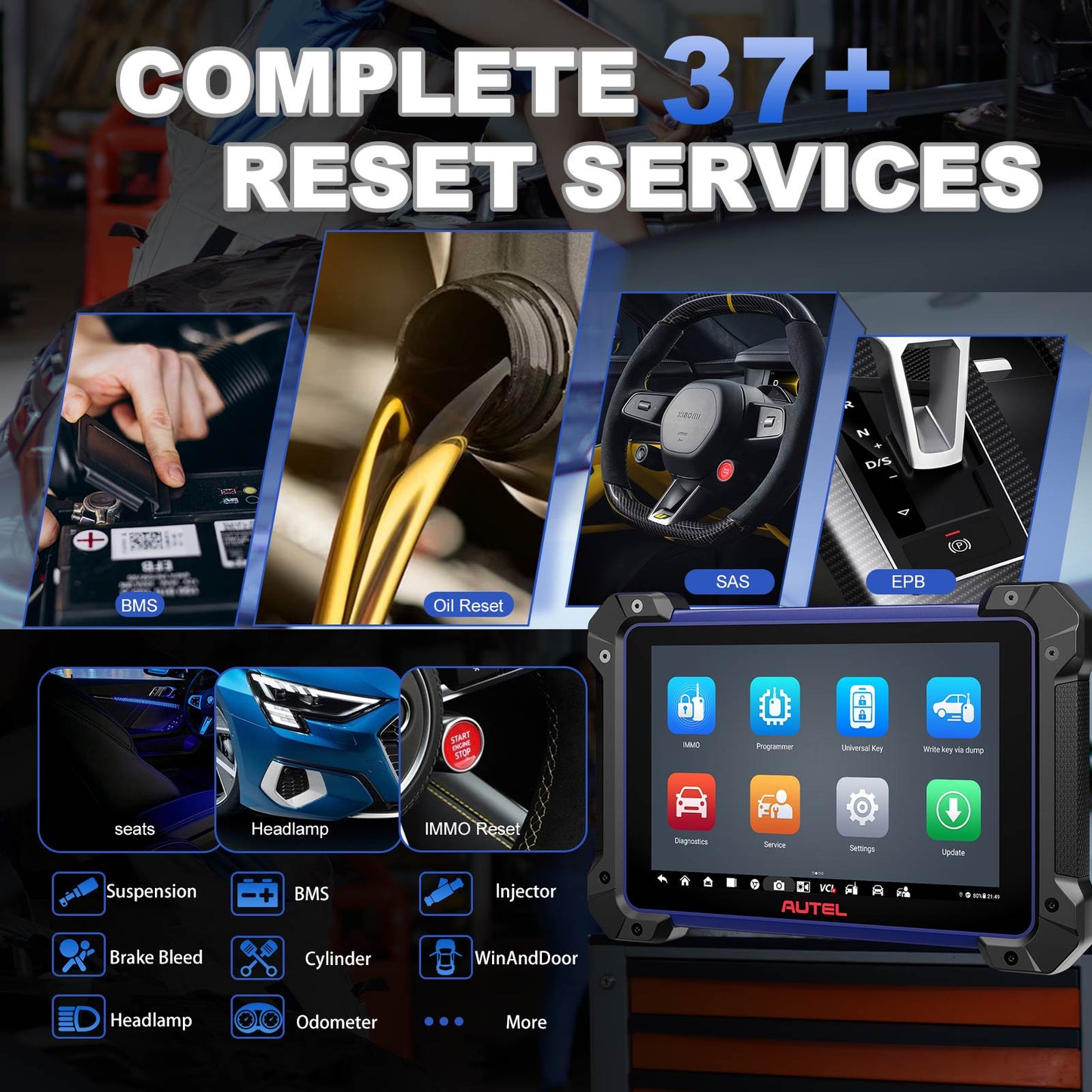 2026 Autel MaxiIM IM608 PRO II (Autel IM608 II) Full Kit with JVCI+ Plus IMKPA Accessories Get Free G-Box3 APB112