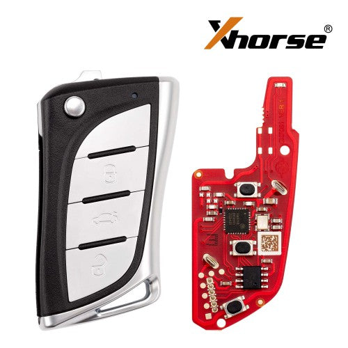[5pcs/set] XHORSE XKTO20EN for Toyota 2nd Generation Wired Remote Key 3 Buttons Universal Remote Key