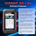 VIDENT G5 Lite Supports 5 Special Functions, Oil Light/Service Reset, EPB, Battery Configuration, Injector Coding, AF, Bluetooth & WIFI
