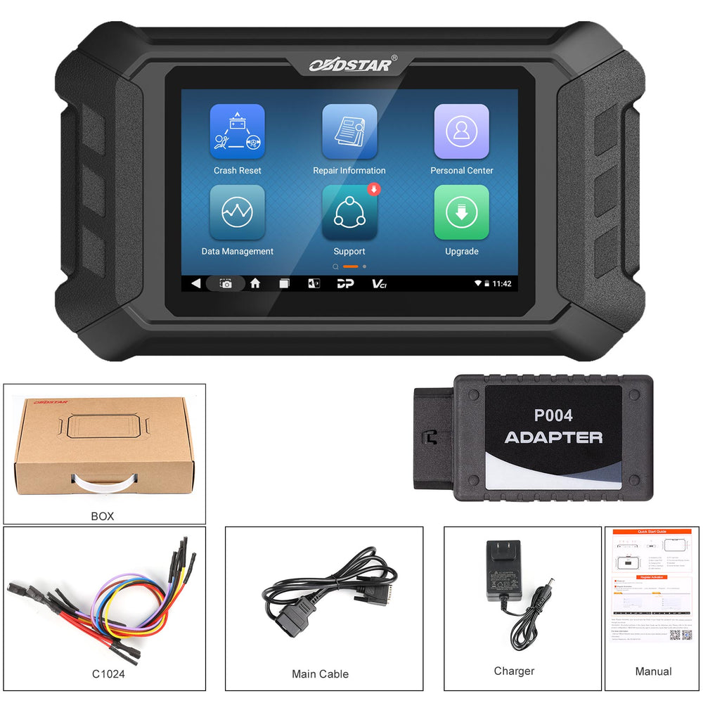 OBDSTAR P50 Airbag Reset Intelligent Airbag Reset Equipment Covers 86 Brands and Over 11600+ ECU Part No.