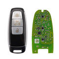 XHORSE XSMA8YEN VVDI A8 Droplet Style MLB Special PCBA with 3-Button Shell, Black/Silver, Compatible with Audi, Volkswagen, Bentley, Porsche, and Lamborghini