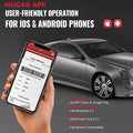 THINKCAR MUCAR BT200 Pro OBD2 Scanner Supports 15 Reset Services, Full OBD2 Functions, IOS/Android Bluetooth, 12 Languages