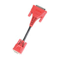 Xhorse XDPGSOGL DB25 to DB15 Connector Cable for VVDI PROG Programmer Solder-Free Adapters Compatible Diagnostic and Programming Cable