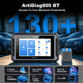 TOPDON ArtiDiag 900 BT أداة متوسطة المستوى مع 28 وظيفة خدمة متقدمة، إعادة ضبط زيت FCA، إعادة ضبط SAS، إعادة ضبط الفرامل، نزف ABS