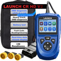 LAUNCH CR HD V2 Commercial Vehicle E-commerce Standard Configuration Supports HD OBD & EOBD Fast Fault Code Reading/Clearing, Battery Check