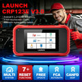 LAUNCH CRP123E V3.0 Vehicle Diagnostic Scanner Supports 7 Special Functions, 10 OBD2 Modes, 2.4&5GHz Dual WiFi, Read/Clear Fault Codes