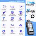LAUNCH Creader TPMS 5011 V2 TPMS Activation and Diagnostic Tool WIFI Upgrade 12 Reset Functions Activate 315/433MHZ & 2.4Ghz Tire Pressure Sensors