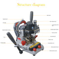 Xhorse Dolphin XP-007 Manual Key Cutting Machine for Laser, Dimple, and Flat Keys