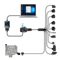 مجموعة كابلات صندوق التروس GODIAG 9 في 1 لجهاز V-A-G V30/ DQ200/ DL501/ VL300/ VL381/ DQ500/ DQ250/ DQ380/ DQ381/ DQ400E/ DL382