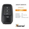 Xhorse XSTO01EN TOY.T for Toyota XM38 Smart Key with Shell 10pcs