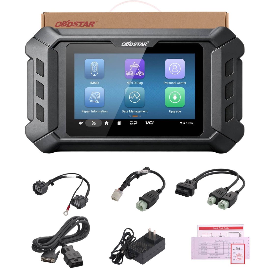 OBDSTAR iScan para KAWASAKI Tableta de Diagnóstico Marítimo Compatible con Modelos STX-12F, STX-15F, Ultra LX, 250X, 250LX, 260X, 260LX, Serie 300 y Serie 310