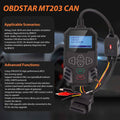 OBDSTAR MT203 CAN Driver/Gateway Simulator Support Dash, Audio, Gear Lever, AC Panel and Other Test Functions