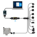 مجموعة كابلات صندوق التروس GODIAG 9 في 1 لجهاز V-A-G V30/ DQ200/ DL501/ VL300/ VL381/ DQ500/ DQ250/ DQ380/ DQ381/ DQ400E/ DL382