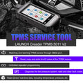 LAUNCH Creader TPMS 5011 V2 TPMS Activation and Diagnostic Tool WIFI Upgrade 12 Reset Functions Activate 315/433MHZ & 2.4Ghz Tire Pressure Sensors
