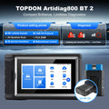 TOPDON Artidiag800 BT 2 سجلات تشخيص تاريخية 28 خدمة صيانة جميع أنظمة التشخيص دعم AutoVin و AutoScan دعم CAN-FD و FCA Gateway