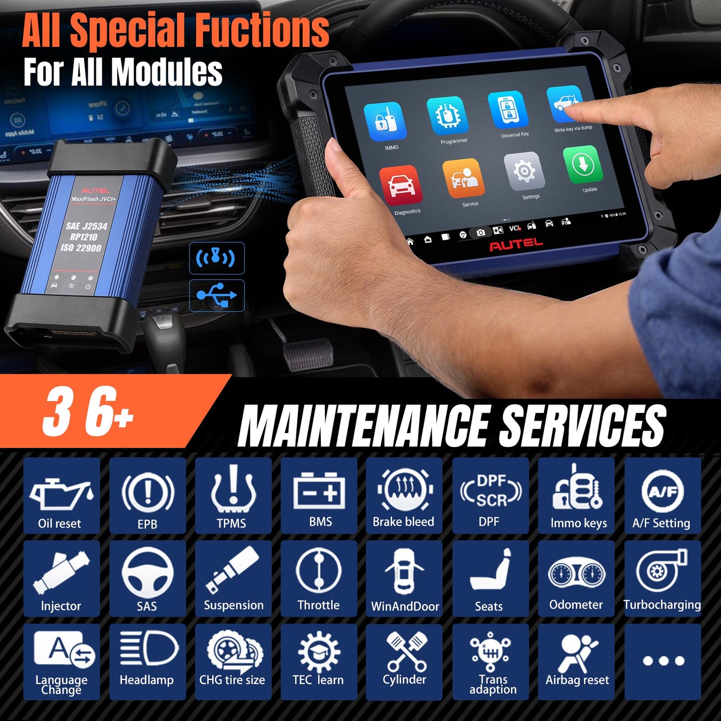 Autel MaxiIM IM608 II Automotive All-In-One Key Programming Tool Support All Key Lost EU/UK Version