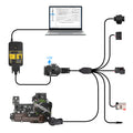 Juego de cables ISM para caja de cambios GODIAG 5 en 1 para Mercedes Benz VGS-FDCT 724/ VGS2-722.8/ VGS-7Gtronic-722.9/ VGS-9GT-725/ ISM