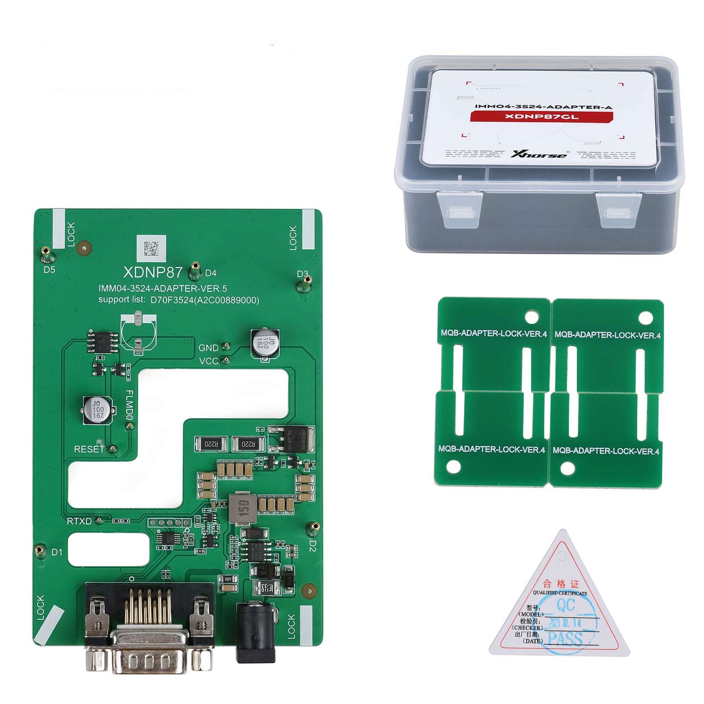 Xhorse MQB48 No Disassembly No Soldering 13 Full Set Adapters XDNPM3GL for VVDI Key Tool Plus, VVDI Prog and Multi-Prog
