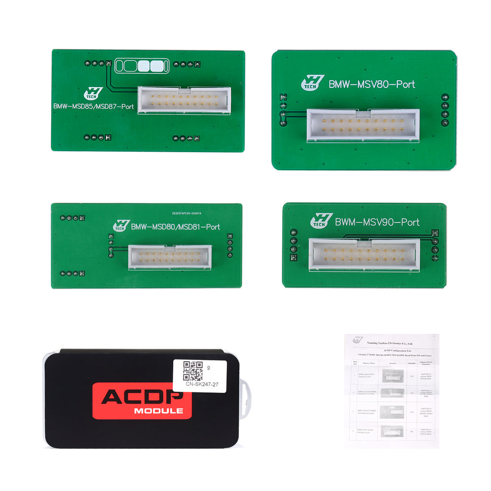 Yanhua Mini ACDP Module27 with License A51E for BMW MSV80, MSD8X, MSV90 DME – Read, Write, and Clone ISN