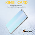 Xhorse XSKC04EN XSKC05EN King Card Key Slim Universal Smart Remote 4 Buttons 5pcs per lot
