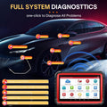 LAUNCH X431 PRO3S+ V5.0 Global Version Bi-Directional Scan Tool, 37+ Reset Service, OE-Level Full System Bluetooth Diagnostic Scanner, ECU Coding