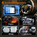 TOPDON Artidiag 600S Mid-level Diagnostic Tool Support Oil Reset, Brake Reset, SAS Reset, BMS Reset, ABS Bleeding, ETS Reset, TPMS Reset