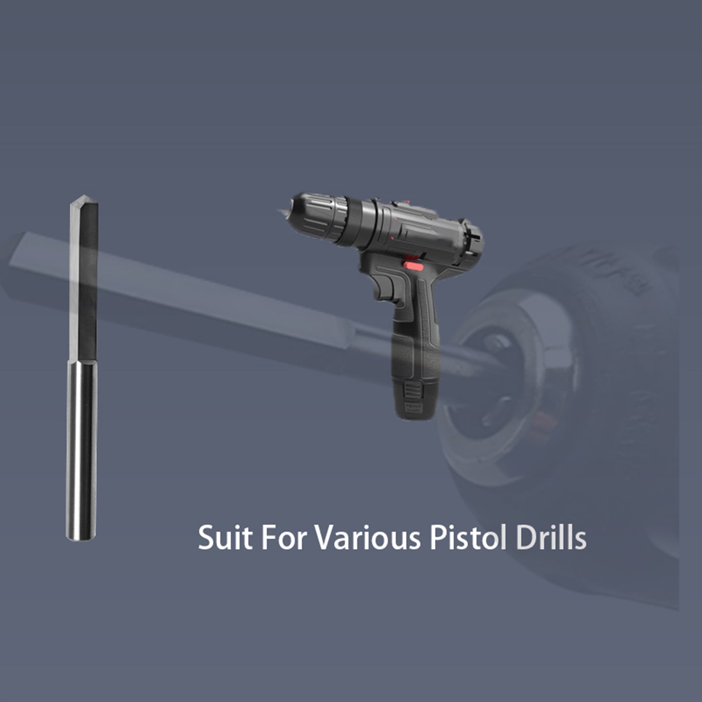 5pcs/lot GODIAG 70MM Long Grinder Drill Bit D6x33x70 For Pistol Dills Used for Lock Cylinders & Safe Boxes Brass Locks