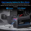 TOPDON V4000 HD 12V/24V 4000A Jump Starter Supports 60 Starts for Passenger vehicles & Light-duty, Fast Charge to Full Power in 3.5H