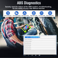 JDIAG M400 Intelligent Motorcycle Diagnostic Scanner 8-inch Large Screen ABS Diagnostic Analog Signal Output Battery Testing
