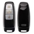 XHORSE XSMA8YEN VVDI A8 Droplet Style MLB Special PCBA with 3-Button Shell, Black/Silver, Compatible with Audi, Volkswagen, Bentley, Porsche, and Lamborghini