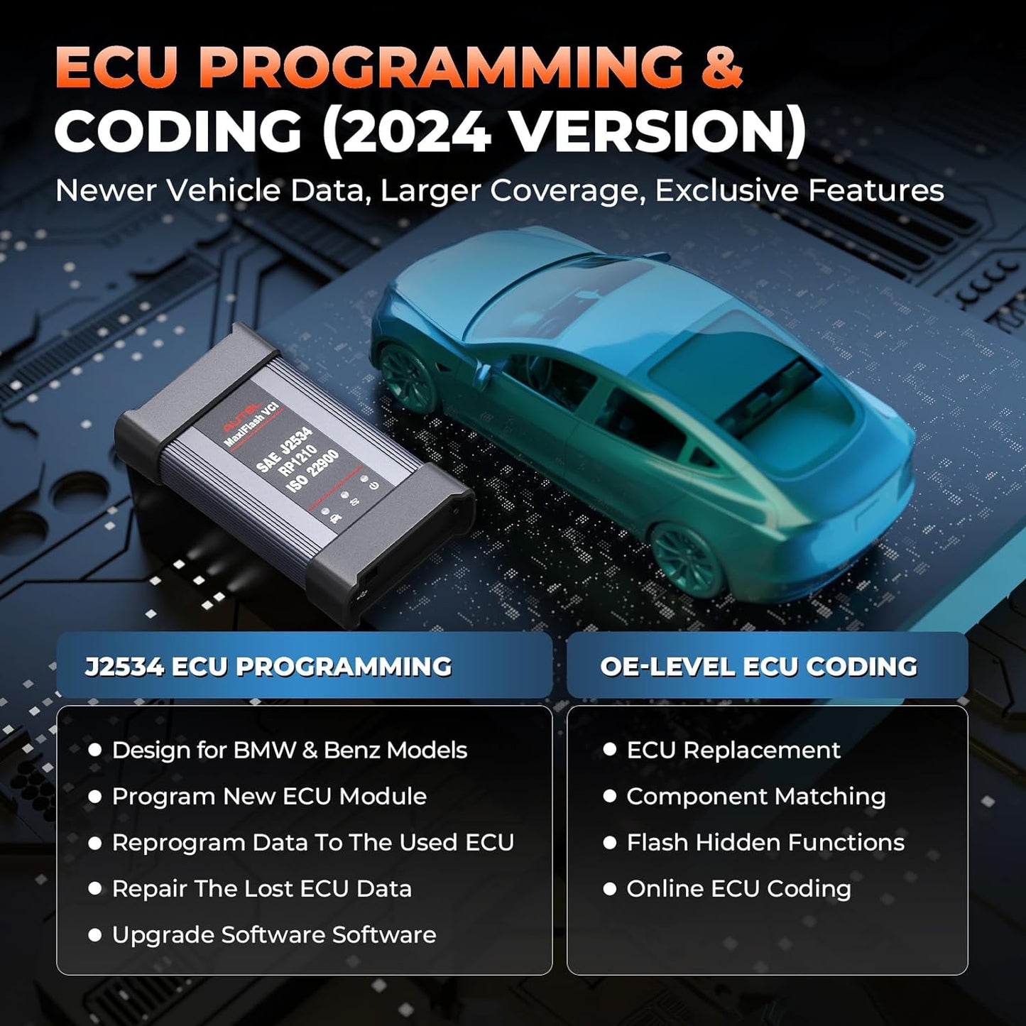 2026 Autel MaxiSys Elite II Pro Diagnosis & AutoScan 2.0 with J2534 ECU Programming Coding 38+services New Version of MS909/ MS919/ Ultra