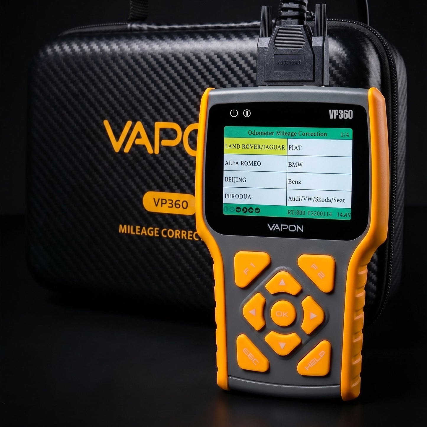 VAPON VP360 Professional OBD Odometer Correction Tool Mileage Programmer, Read/Clear DTC