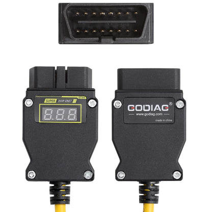 GODIAG GT109 DOIP ENET with Voltage Display DOIP Diagnostic Programming Coding Adapter for Benz VW Audi