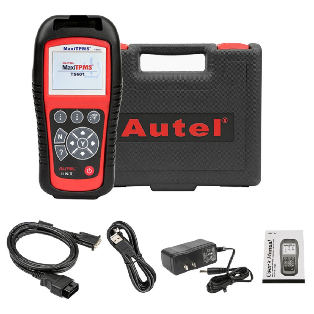 Autel MaxiTPMS TS601 Strumento di Reapprendimento TPMS, Programmazione Sensori, Lettore Codici OBDII, Test Attivo per Sistema TPMS, Versione Avanzata di TS401/TS501/TS408