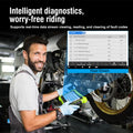 JDIAG M400 Intelligent Motorcycle Diagnostic Scanner 8-inch Large Screen ABS Diagnostic Analog Signal Output Battery Testing