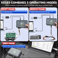 100% 정품 Alientech KESS V3 KESS3 ECU 및 TCU 프로그래밍 OBD 부트 및 벤치 교체용 Kess V2 Ktag 무료 1년 업데이트