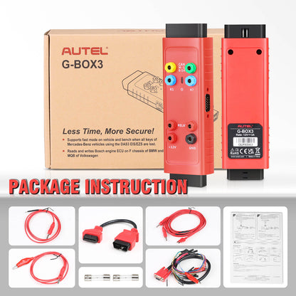 Newest Autel MaxiIM GBOX3 G-BOX 3 Adapter Compatible with MAXIIM IM608, IM608PRO Engine ECU Read/Write for BOSCH MD1/MG1