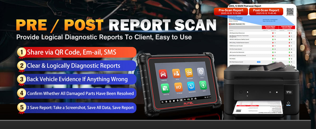2026 Autel MaxiCOM MK900-BT Bidirectional Diagnostic Scanner Update of MX900 MK808BT CAN-FD&DOIP FCA Autoauth 40+ Service WiFi Print