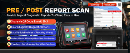2026 Autel MaxiCOM MK900-BT Bidirectional Diagnostic Scanner Update of MX900 MK808BT CAN-FD&DOIP FCA Autoauth 40+ Service WiFi Print