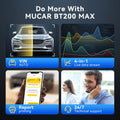 THINKCAR MUCAR BT200 MAX AI-Powered Diagnostics Scanner Supports Full OBD2 Functions, 15+ Reset Services, CAN-FD & FCA