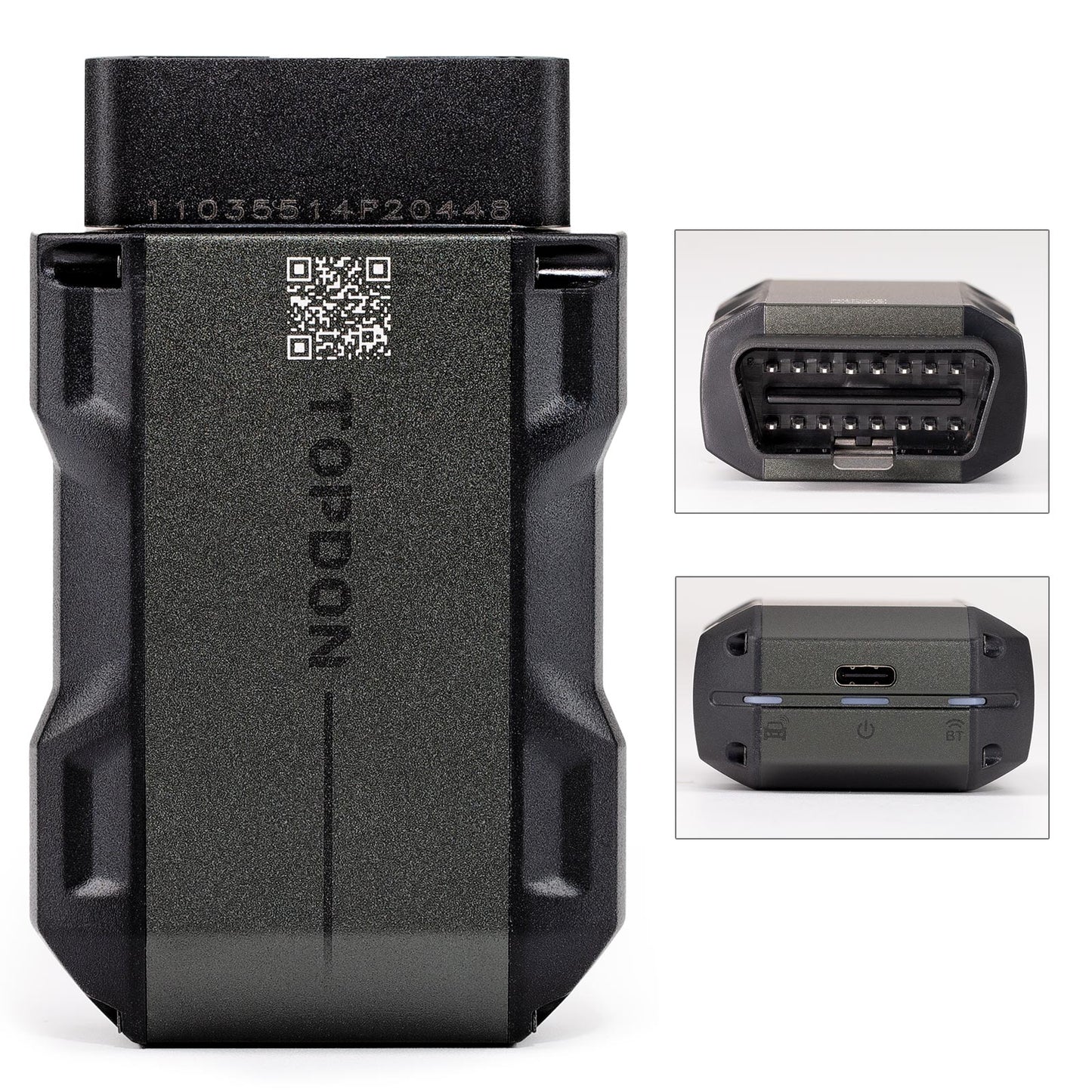 TOPDON TopScan Pro Mid-level Diagnostic Tool with 13 Reset Functions for 70+ Brands Supports iOS & Android FCA Renault Nissan Gateway Unlock TopFix AI