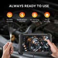 THINKCAR USB Endoscope TES102 with 5.5mm IP67 Tip & 6-Adjustable LED Lights 1280*720 Definition, Works with THINKSCAN 689BT/MUCAR 892BT/MUCAR VO8