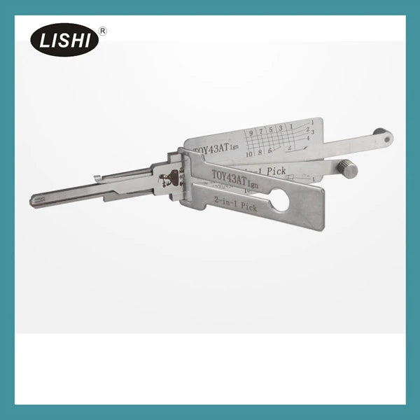 Lishi TOY43AT (IGN) Grimaldello e Decodificatore 2 in 1 per Toyota Spedizione Gratuita
