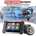 Autel MaxiCOM MK808TS MK808Z-TS Outil de réapprentissage TPMS Auto Activation universelle des capteurs de pneus Surveillance de la pression Réinitialisation Scanner